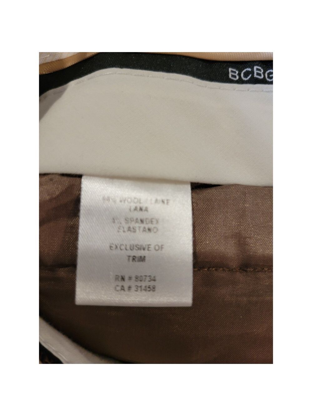 BCBGMAXAZRIA Women's Brown Size 6 Tailored Shorts - Picture 9 of 9